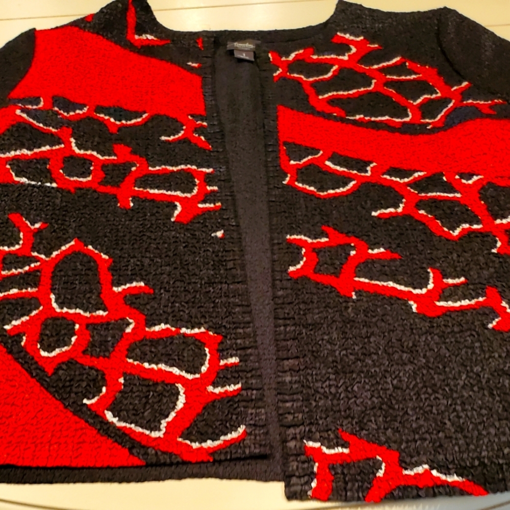 Chicos light blazer/open cardigan (no buttons or snaps)